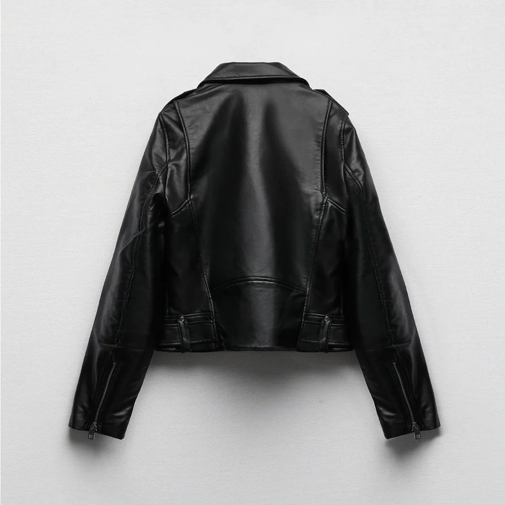Zara Faux Leather Jacket NWT Size XS - Picture 5 of 14